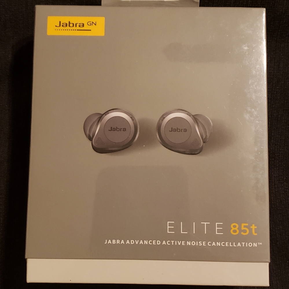 JABRA Elite 85t Wireless Bluetooth Noise Cancelling Earbuds TITANIUM BLACK